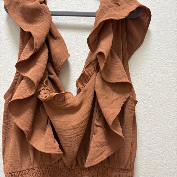 Joyfolie Brown Maxi Dress - Picture 3 of 4